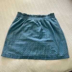 J. Crew chambray sidewalk skirt